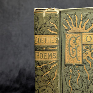 The Poems of Goethe by Johann Wolfgang von Goethe (Crowell's Red Line Poets Edition), 1882 📜✨🇩🇪