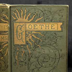 The Poems of Goethe by Johann Wolfgang von Goethe (Crowell's Red Line Poets Edition), 1882 📜✨🇩🇪