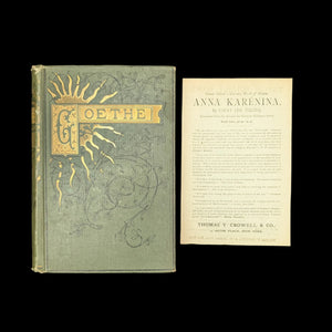 The Poems of Goethe by Johann Wolfgang von Goethe (Crowell's Red Line Poets Edition), 1882 📜✨🇩🇪
