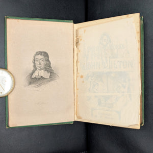 The Poetical Works of John Milton, by John Milton, (Illustrated, Decorative Binding), 1872 ✒️📜🏛️