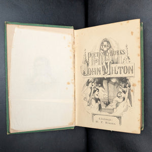 The Poetical Works of John Milton, by John Milton, (Illustrated, Decorative Binding), 1872 ✒️📜🏛️