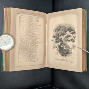 The Poetical Works of John Milton, by John Milton, (Illustrated, Decorative Binding), 1872 ✒️📜🏛️