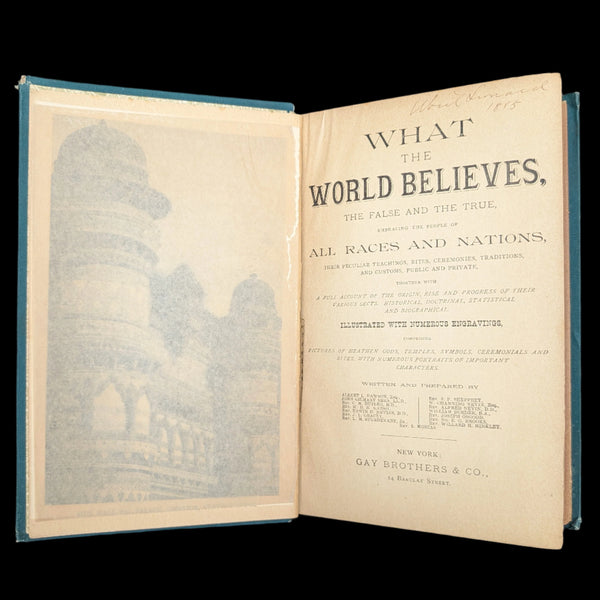 What the World Believes, the False and the True by Various Authors (RARE Illustrated Compendium), 1884 📜🌍🧐