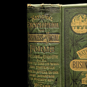 The National Encyclopedia of Business and Social Forms by James D. McCabe (RARE Illustrated Edition), 1881 📜🎩🕰️