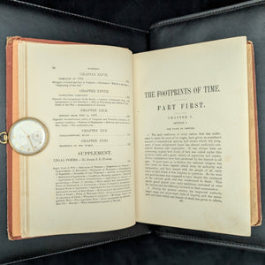The Footprints of Time by Chapels Bancroft (RARE Multi-Layered Provenance), 1878 📜🇺🇸🏛️
