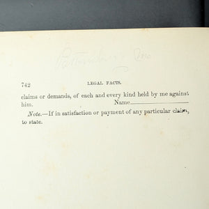 The Footprints of Time by Chapels Bancroft (RARE Multi-Layered Provenance), 1878 📜🇺🇸🏛️