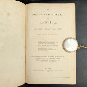 The Poets and Poetry of America, by Rufus Wilmot Griswold, (16th Edition), 1873 📜📖🇺🇸