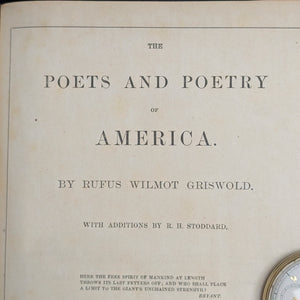 The Poets and Poetry of America, by Rufus Wilmot Griswold, (16th Edition), 1873 📜📖🇺🇸