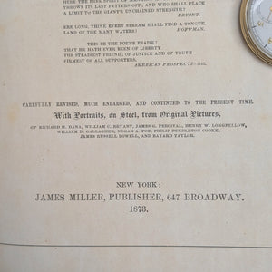 The Poets and Poetry of America, by Rufus Wilmot Griswold, (16th Edition), 1873 📜📖🇺🇸