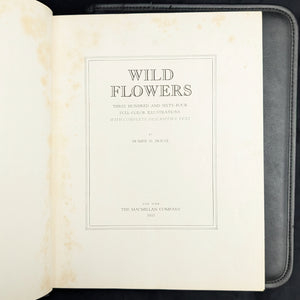 Wild Flowers by Homer D. House (Third Printing, Illustrated), 1936 🌸📜🖼️