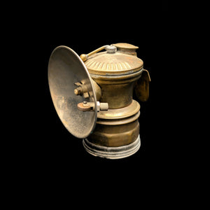 Vintage Brass Carbide Lamp by Auto-Lite (Industrial Artifact, RARE), 1931 ⛏️🔦🇺🇸