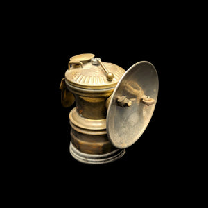 Vintage Brass Carbide Lamp by Auto-Lite (Industrial Artifact, RARE), 1931 ⛏️🔦🇺🇸