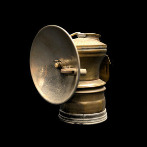 Vintage Brass Carbide Lamp by Auto-Lite (Industrial Artifact, RARE), 1931 ⛏️🔦🇺🇸