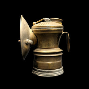 Vintage Brass Carbide Lamp by Auto-Lite (Industrial Artifact, RARE), 1931 ⛏️🔦🇺🇸