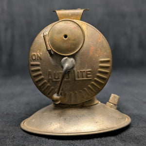 Vintage Brass Carbide Lamp by Auto-Lite (Industrial Artifact, RARE), 1931 ⛏️🔦🇺🇸