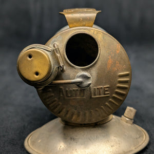Vintage Brass Carbide Lamp by Auto-Lite (Industrial Artifact, RARE), 1931 ⛏️🔦🇺🇸