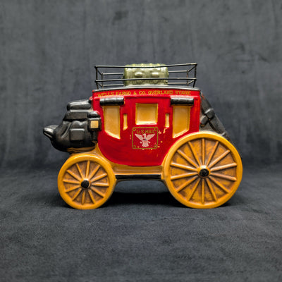 Vintage Wells Fargo Stagecoach Coin Bank by Unknown Maker (Americana, Wild West), Circa 1950s 🐴💰🤠
