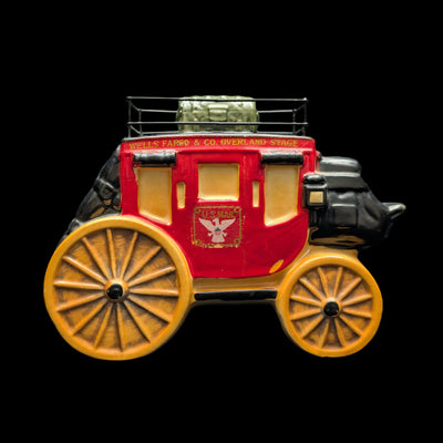 Vintage Wells Fargo Stagecoach Coin Bank by Unknown Maker (Americana, Wild West), Circa 1950s 🐴💰🤠