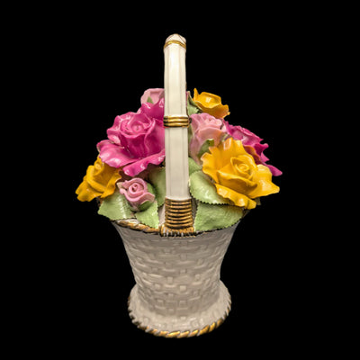 Royal Albert Musical Basket by Royal Albert (Old Country Roses, Music Box), 1962 🎶🌹🇬🇧