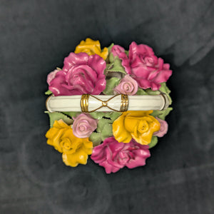 Royal Albert Musical Flower Basket – Old Country Roses (RARE 1962 Launch Year), "Fur Elise" 🎶🌹🇬🇧