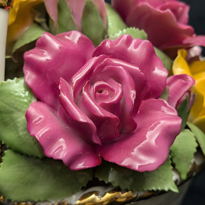 Royal Albert Musical Flower Basket – Old Country Roses (RARE 1962 Launch Year), "Fur Elise" 🎶🌹🇬🇧