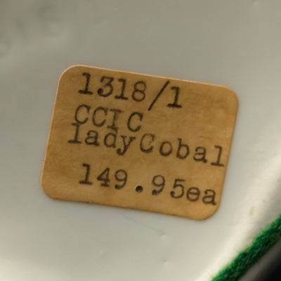 Wallendorf „Lady Cobalt“ Porzellanfigur (SELTEN, Deutschland), ca. Anfang des 20. Jahrhunderts 🩰🇩🇪👑