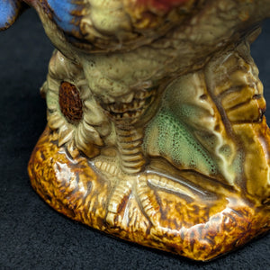 Vintage Hand-Painted Ceramic Rooster Figurine by Unknown Maker (Countryside, Rustic), Circa 1960s-1970s 🐓🎨🏡