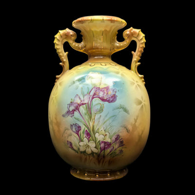 Vintage Hand-Painted Austrian Porcelain Vase by Austria (Art Nouveau, Rare), Circa 1900 🇦🇹🏺🎨
