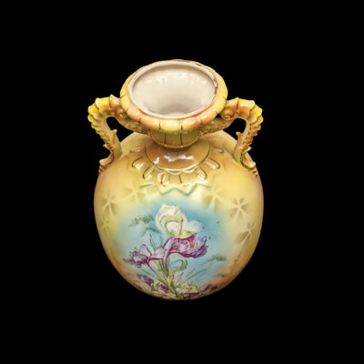 Vintage Hand-Painted Austrian Porcelain Vase by Austria (Art Nouveau, Rare), Circa 1900 🇦🇹🏺🎨