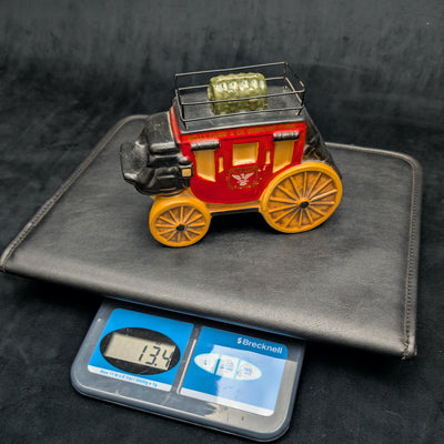 Vintage Wells Fargo Stagecoach Coin Bank by Unknown Maker (Americana, Wild West), Circa 1950s 🐴💰🤠