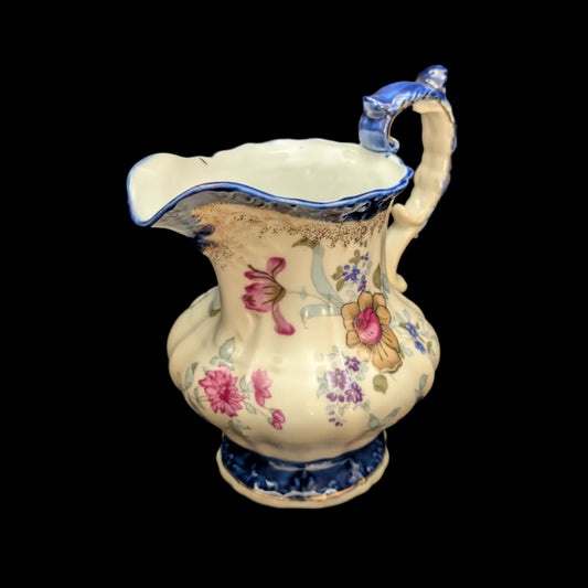 Antique Hand-Painted Porcelain Pitcher by EST 1820 (RARE, European), Circa 1900 🏺🌸✨