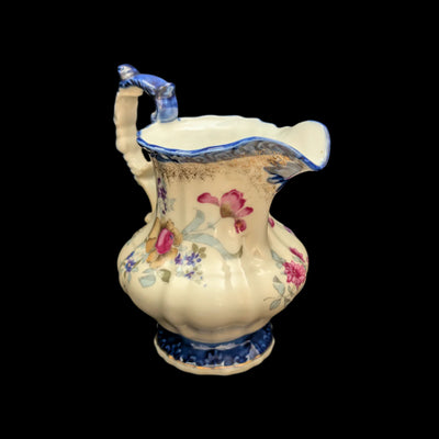 Antique Hand-Painted Porcelain Pitcher by EST 1820 (RARE, European), Circa 1900 🏺🌸✨
