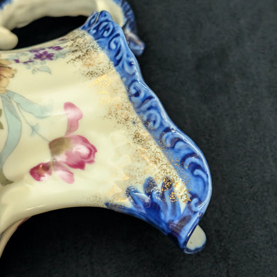 Antique Hand-Painted Porcelain Pitcher by EST 1820 (RARE, European), Circa 1900 🏺🌸✨