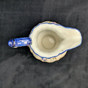 Antique Hand-Painted Porcelain Pitcher – "EST 1820" Mark, Victorian Floral & Gilt, c. 1900 🏺🌸✨