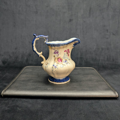 Antique Hand-Painted Porcelain Pitcher by EST 1820 (RARE, European), Circa 1900 🏺🌸✨