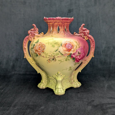 Antique Royal Bayreuth Porcelain Vase by Royal Bayreuth (RARE, Bavaria), Circa 1900 🏺👑🇩🇪