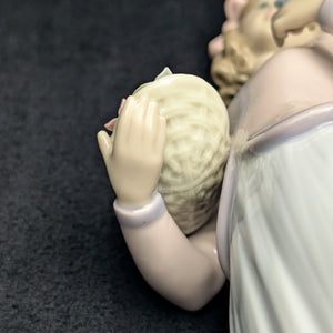 Lladro "Innocence in Bloom" Figurine (HN 7644), 1996 Collectors Society, José Puche Design 💖💐🇪🇸