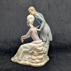 NAO by Lladro "Romantic Rendezvous" Figurine (DAISA 1984), Intact Parasol, Spain 💑🇪🇸💖