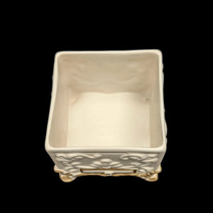 复古卡波迪蒙特风格瓷器咖啡研磨机雕像（意大利）