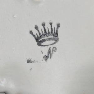 复古卡波迪蒙特风格瓷器咖啡研磨机雕像（意大利）