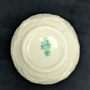 Vintage Belleek Porcelain "Claddagh" Shamrock Vase – Hand-Painted, Green Mark (Ireland), c. 1970 ☘️🇮🇪🏺