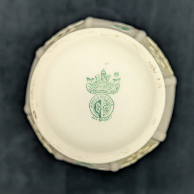 Vintage Belleek Porcelain Shamrock Vase by Belleek Pottery (RARE, Ireland), Circa Mid-20th Century ☘️🇮🇪🏺