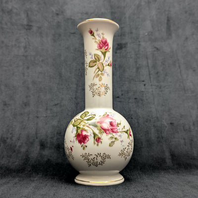 Vintage L&M Inc. Porcelain Rose Vase by L&M Inc. (Hand-Painted, USA), Circa 1950s 🌸🏺🇺🇸