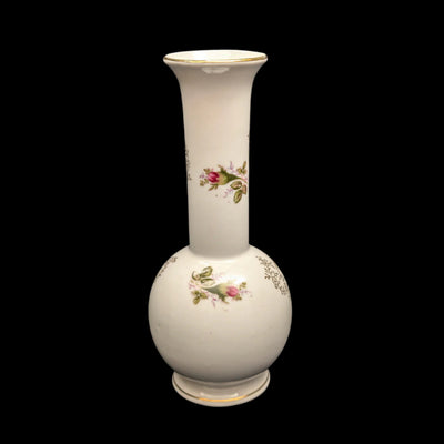 Vintage L&M Inc. Porcelain Rose Vase by L&M Inc. (Hand-Painted, USA), Circa 1950s 🌸🏺🇺🇸