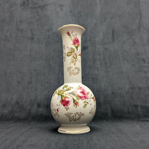 Vintage L&M Inc. Porcelain Rose Vase by L&M Inc. (Hand-Painted, USA), Circa 1950s 🌸🏺🇺🇸