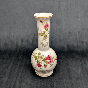 Vintage L&M Inc. Porcelain Rose Vase by L&M Inc. (Hand-Painted, USA), Circa 1950s 🌸🏺🇺🇸