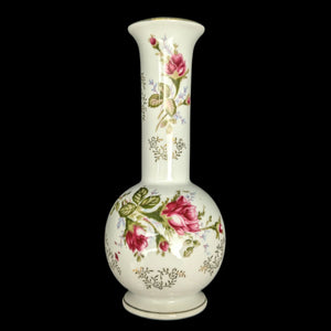 Vintage L&M Inc. Porcelain Rose Vase by L&M Inc. (Hand-Painted, USA), Circa 1950s 🌸🏺🇺🇸