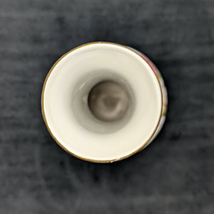 Vintage L&M Inc. Porcelain Rose Vase by L&M Inc. (Hand-Painted, USA), Circa 1950s 🌸🏺🇺🇸