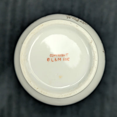 Vintage L&M Inc. Porcelain Rose Vase by L&M Inc. (Hand-Painted, USA), Circa 1950s 🌸🏺🇺🇸