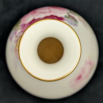 Vintage Noritake Hand-Painted Rose Vase by Noritake (RARE, Japan), Circa Mid-20th Century 🌸🏺🇯🇵